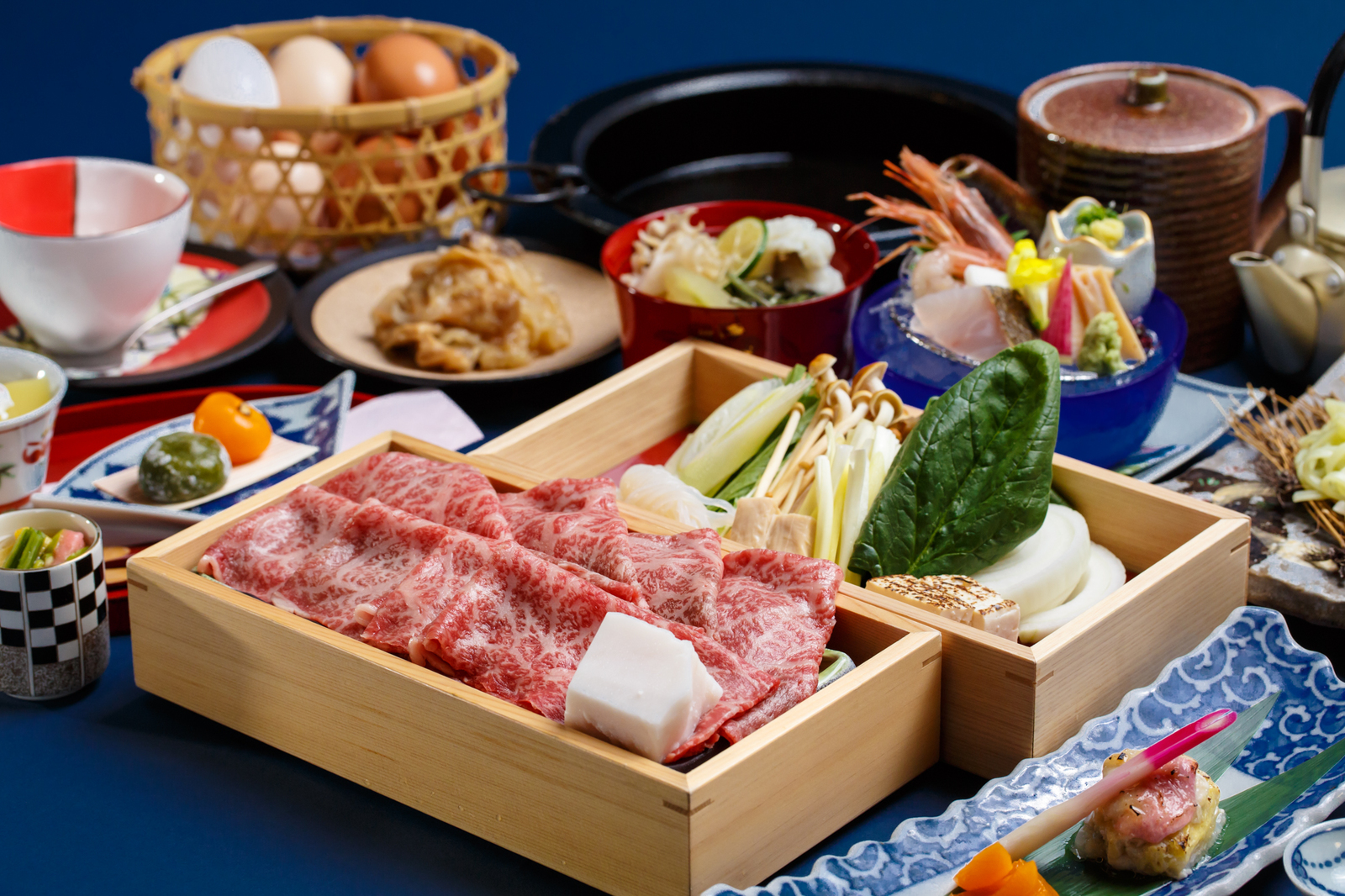 月の宿　紗ら 「割引プラン」【お日にち限定！】 箱根でのんびり「和牛しゃぶしゃぶ」or「和牛すき焼き」おまかせプラン♪