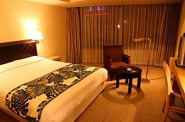 ブリーズベイホテルリゾート＆スパ デラックスダブルルーム　27㎡　ベッド160cm幅