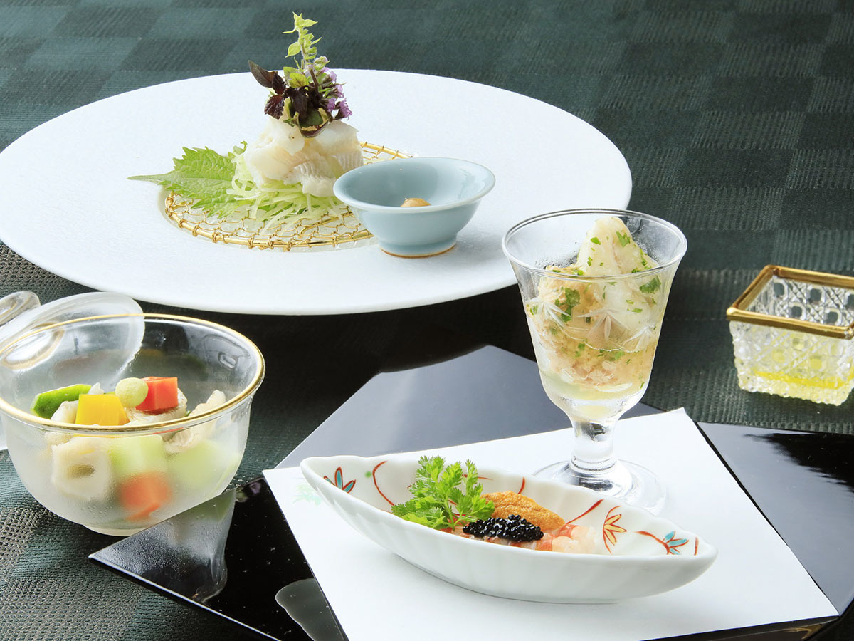天翠茶寮 【特別懐石】彩り鮮やかな前菜　※イメージ