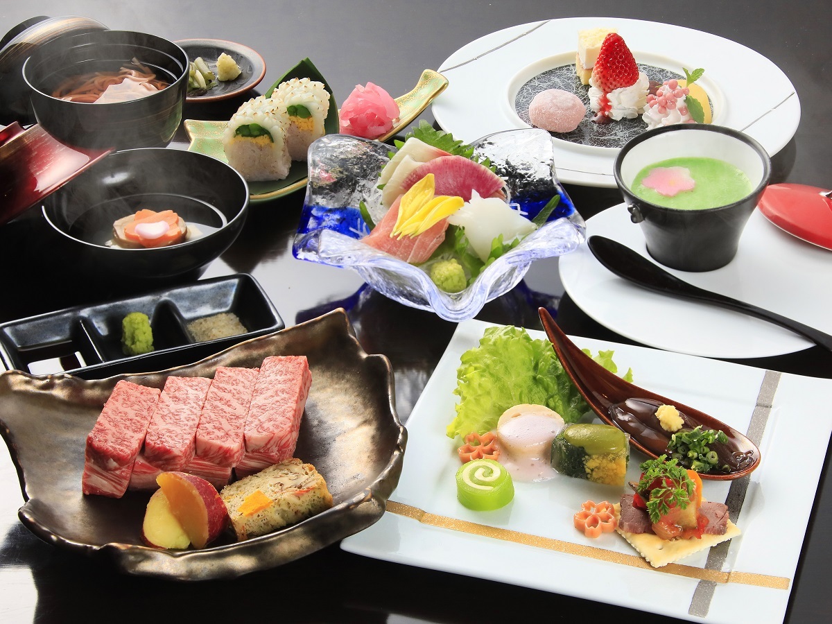 箱根風雅 【基本会席】旬の食材を使用した創作和洋会席が味わえる箱根風雅の基本プラン＜基本会席★雅＞