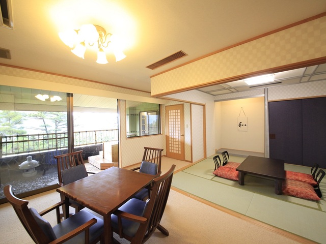 ゆとりろ庵 【客室露天風呂付】最上階和洋室（一例）