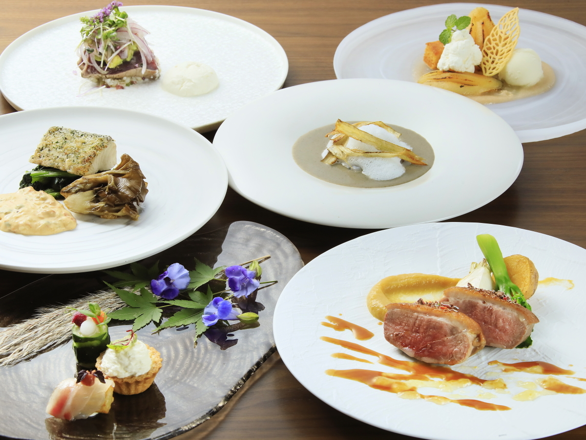 BLISSTIA 箱根仙石原 【プレミアムコース】旬の食材をふんだんに使用したフレンチコースが愉しめる＜プレミアムコース■＞