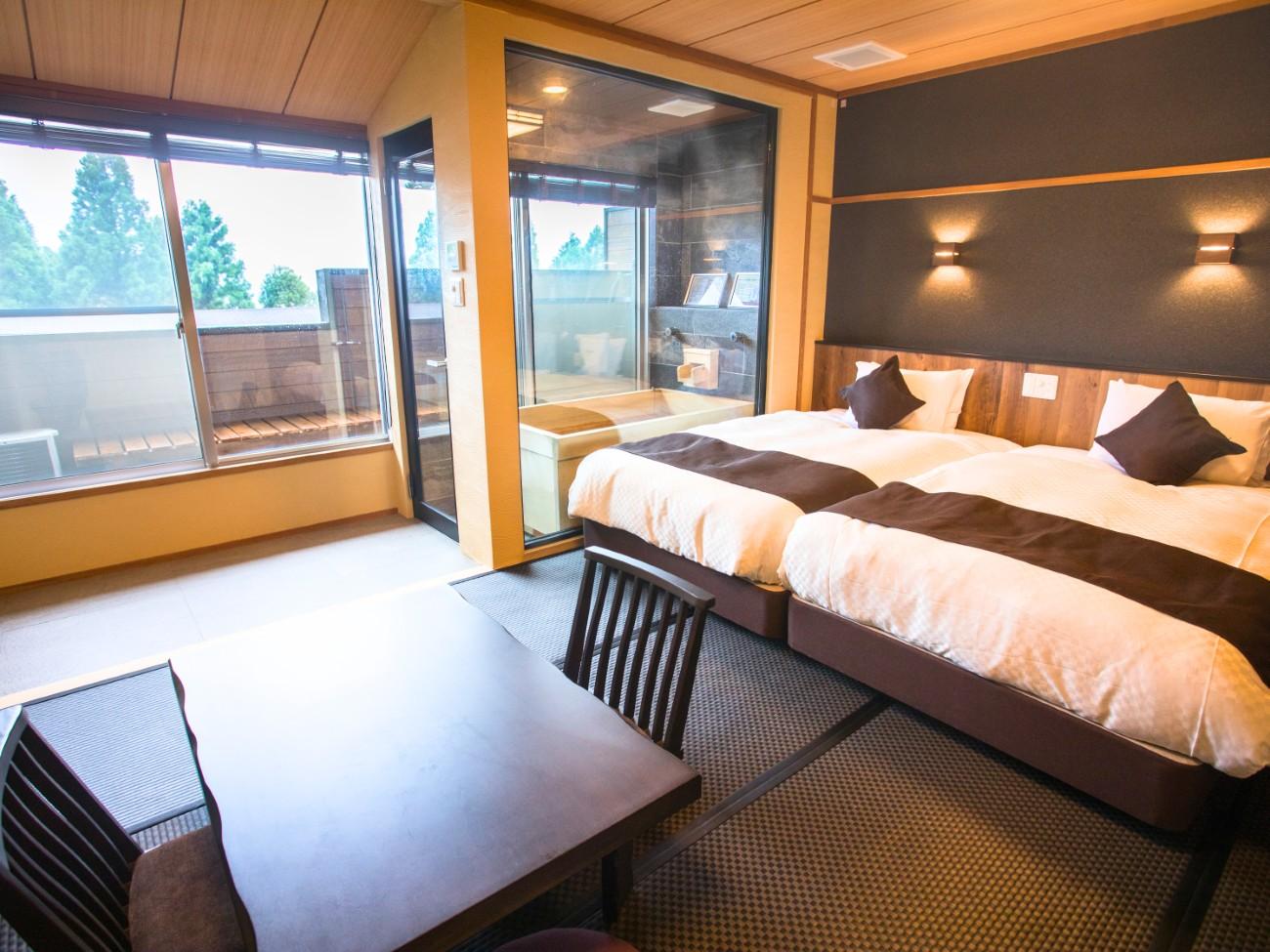 リブマックスリゾート箱根芦ノ湖 【和美麗スーペリア和室】27平米　檜露天風呂　禁煙