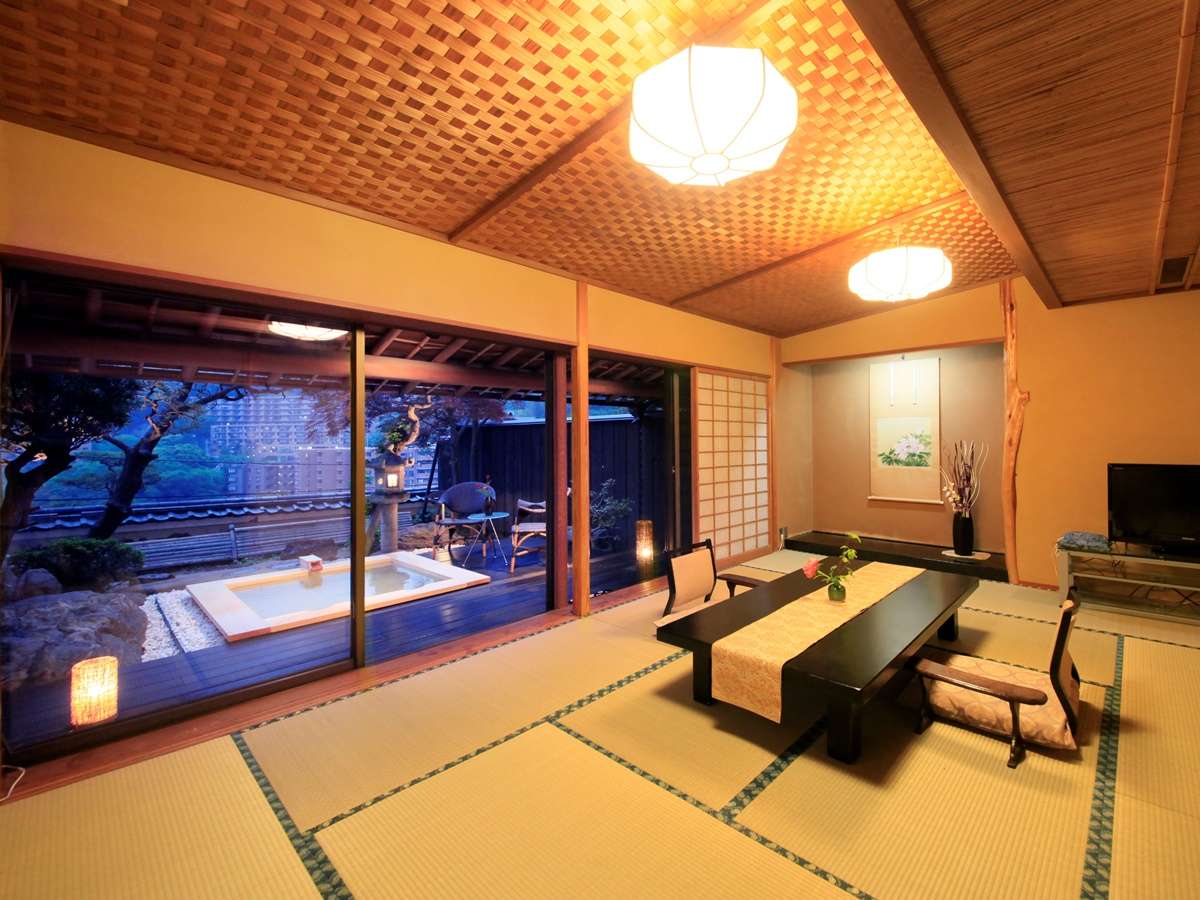 若松　箱根湯河原 温泉露天風呂付特別室「鉄斎」