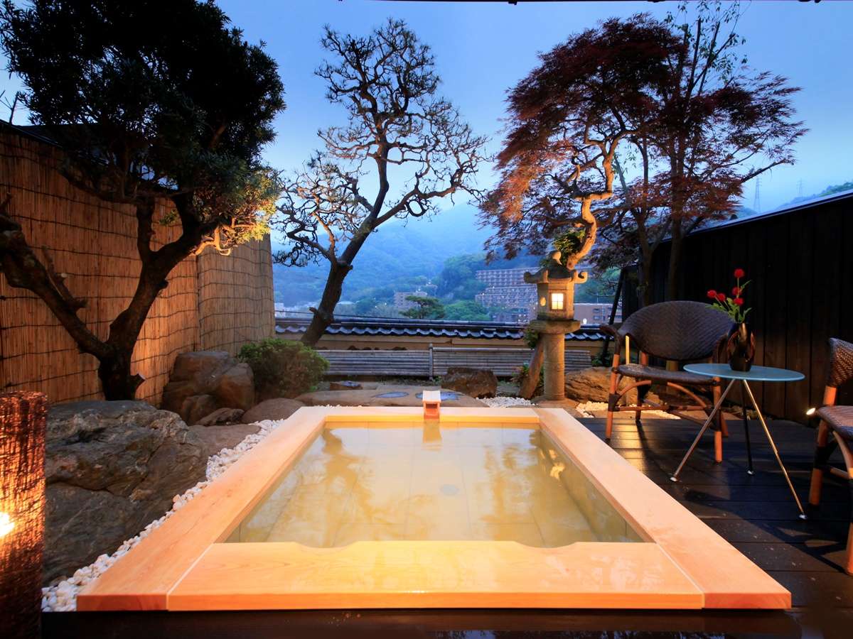 若松　箱根湯河原 温泉露天風呂付特別室「鉄斎」