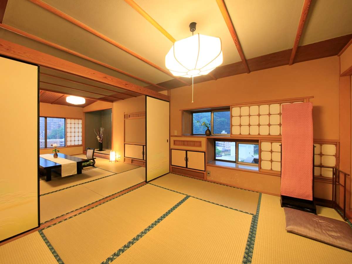 若松　箱根湯河原 数奇屋造り次の間付和室（10畳+6畳）