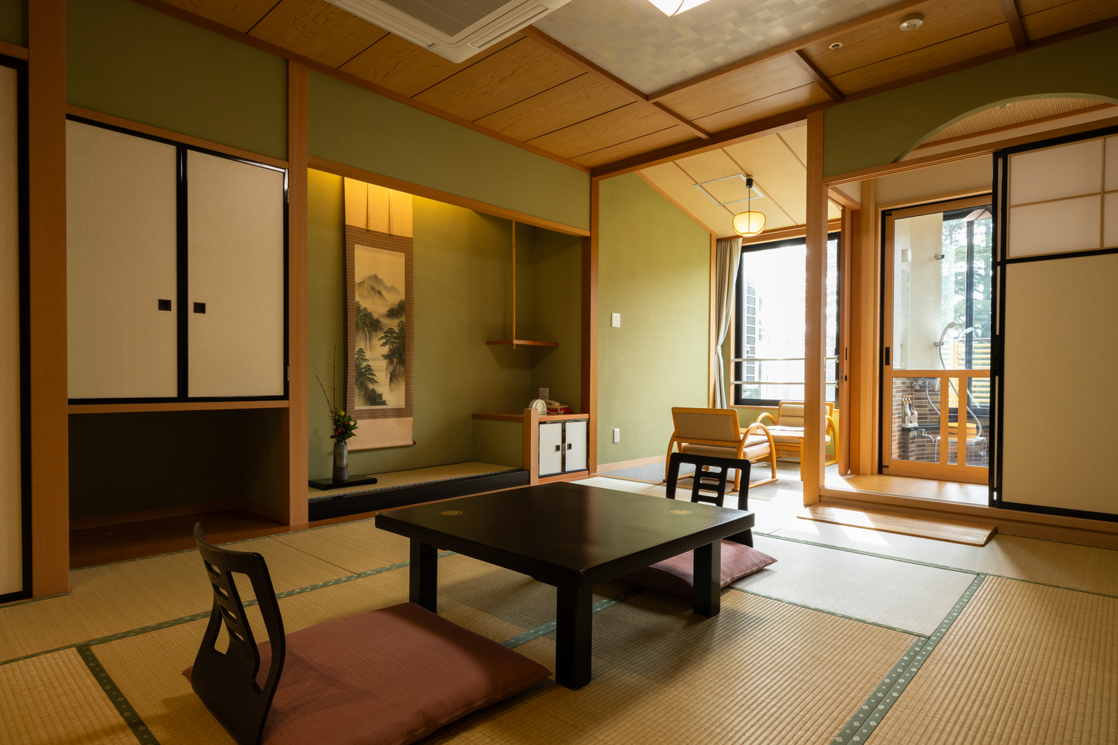 まつさき 【瑞雲棟】温泉風呂付き和室／12畳（お部屋の一例）