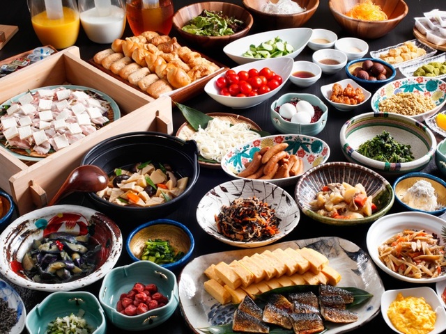 吉田屋山王閣 【一泊朝食付き■40種の朝食バイキング】リニューアルされた半個室お食事処～『和味』NAGOMI～にて♪