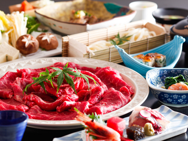 吉田屋山王閣 【お鍋がメイン】海鮮鍋！牛しゃぶ！鯛しゃぶ！ぶりしゃぶ！すき焼き！◆選べる鍋会席がお食事処利用でお得