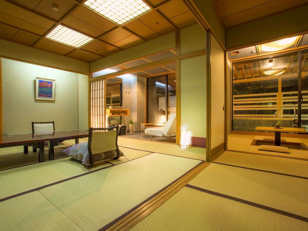 みどりの宿　萬松閣 【源泉かけ流し　露天風呂付き客室】658号室・墨石（ぼ...
