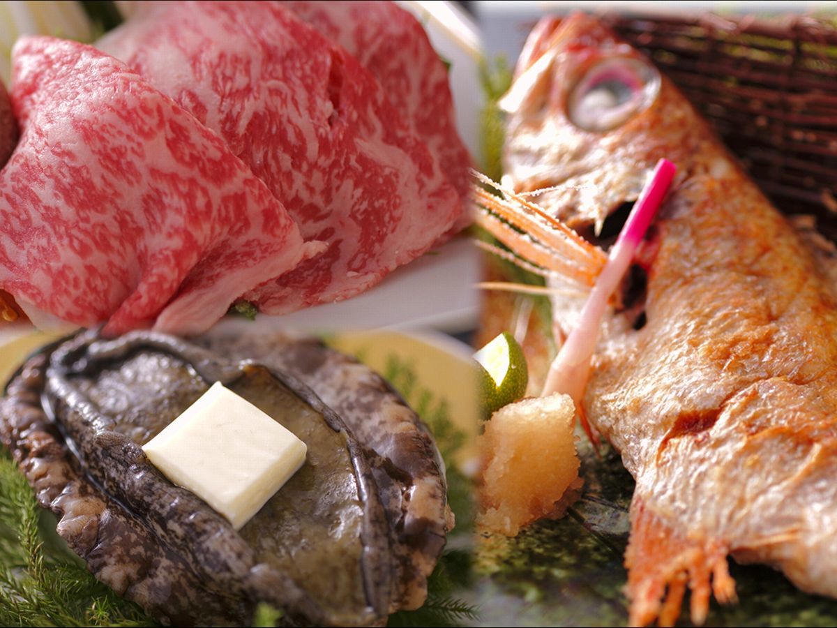 みどりの宿　萬松閣 新　九谷焼の発祥地　山代温泉で、九谷朝食　＆【能登牛・のど黒・あわび】Premium厳選食材のご夕食
