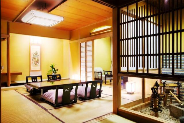 吉祥やまなか 坪庭付客室「粋」（イメージ）