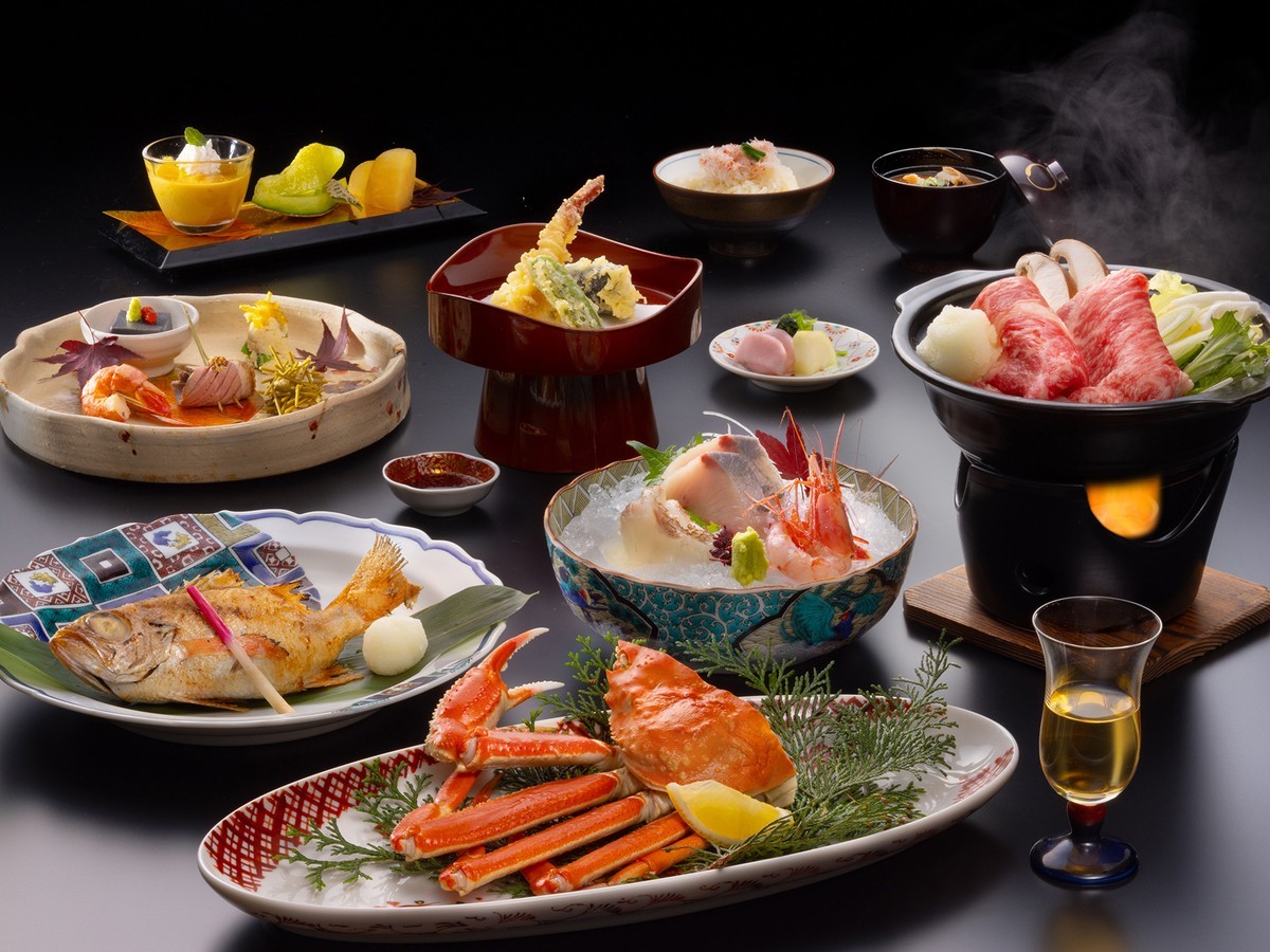 吉祥やまなか 【冬の贅味】のどぐろ＆能登牛＆ズワイ蟹に舌鼓　贅を極めた極上の口福　加賀の地酒とマリアージュ