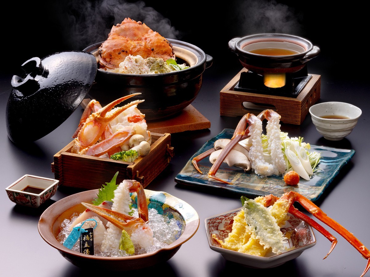 かがり吉祥亭 【加能蟹＆黒毛和牛＆天婦羅自慢】冬の口福　ごちそうの饗宴　「蟹・和牛・天ぷら」で贅沢三昧