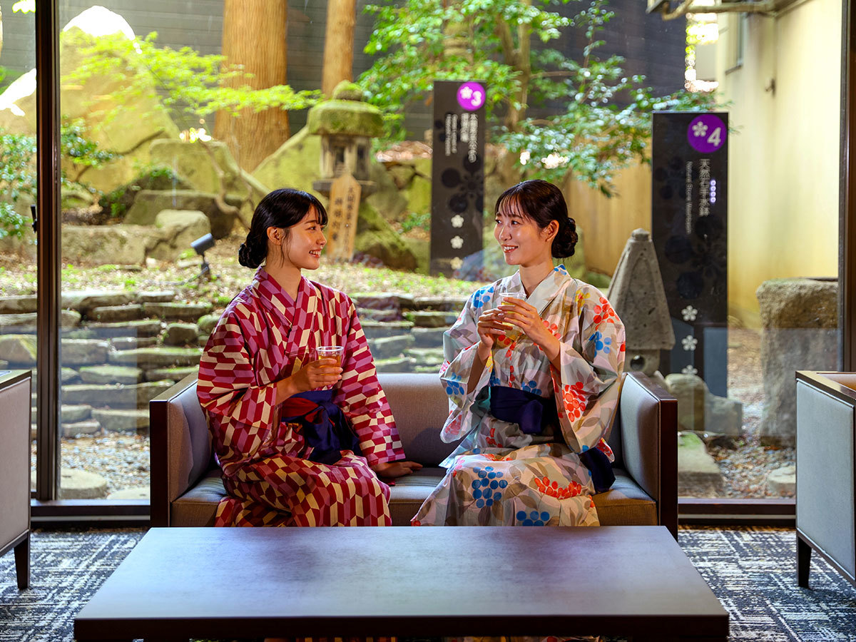 大江戸温泉物語Premium 山下家 【夕食なし・朝食付】観光にもビジネスにも♪遅いチェックインでもOK 1泊基本バイキング朝食付