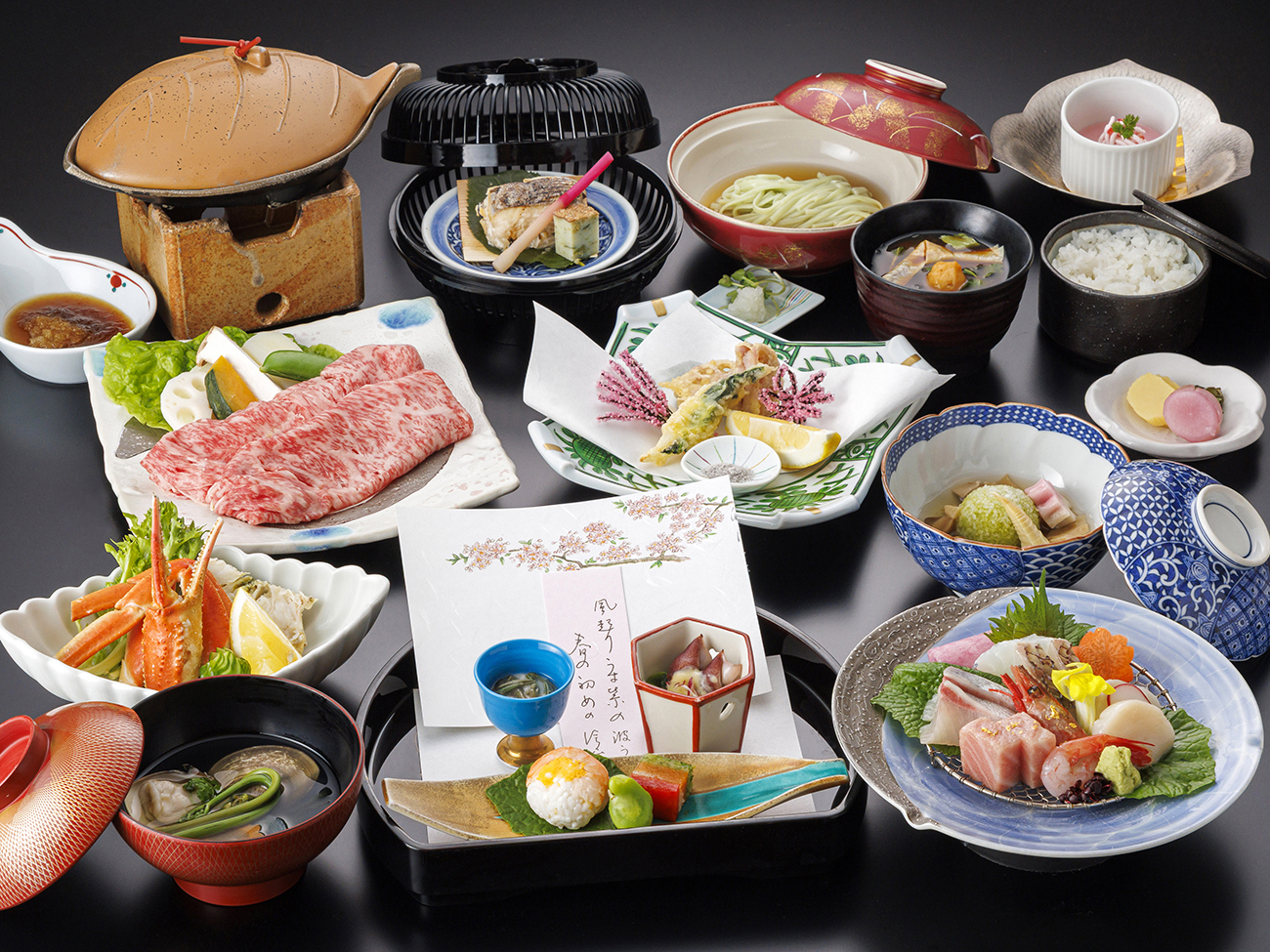 大江戸温泉物語わんわんリゾート 矢田屋松濤園 【特定日】【1泊2食付】”お料理の本質を知る”　特選料理プラン