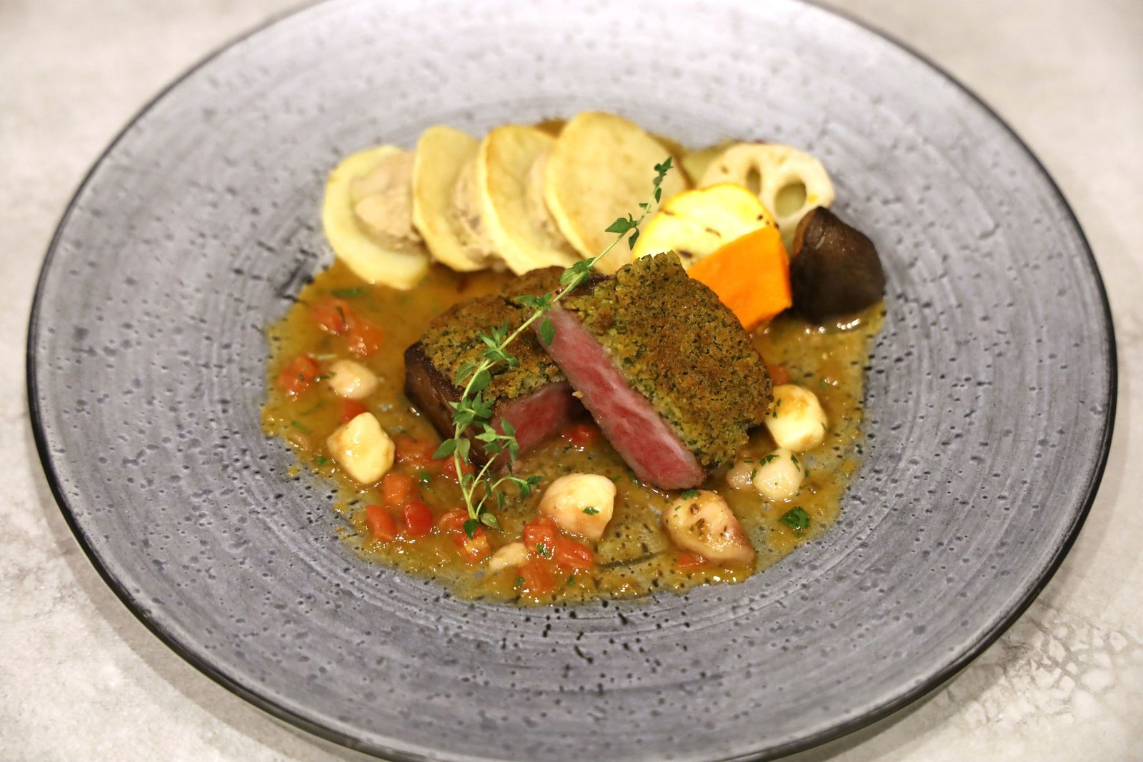ホテル金沢 【ホテルディナー】季節の旬の食材　選べるメイン　プリフィックスKANAZAWA　コース （1泊２食）