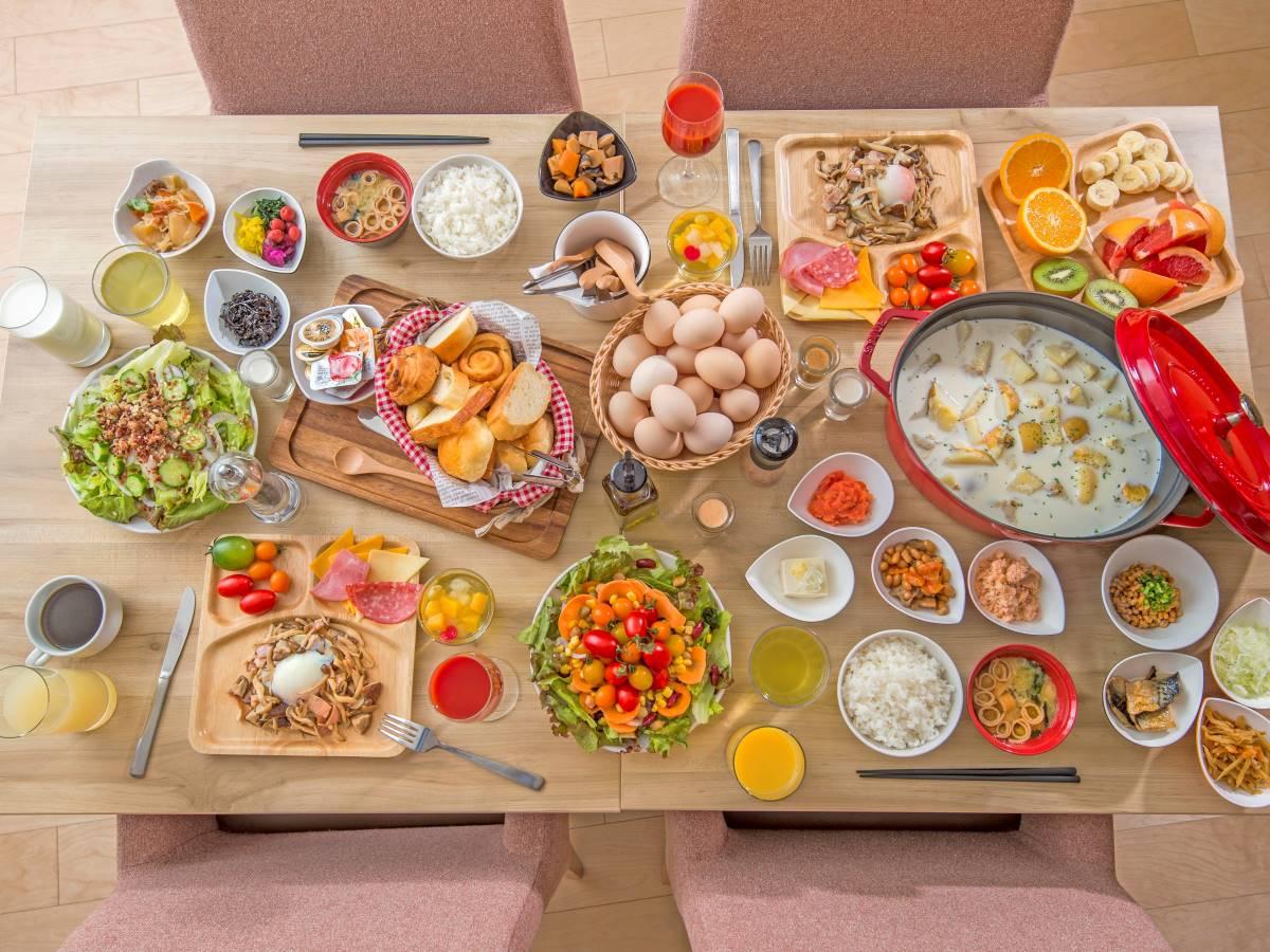 ホテルマイステイズ富士山 展望温泉 【スタンダード／朝食付】富士眺望ライブキッチンで朝食ビュッフェ