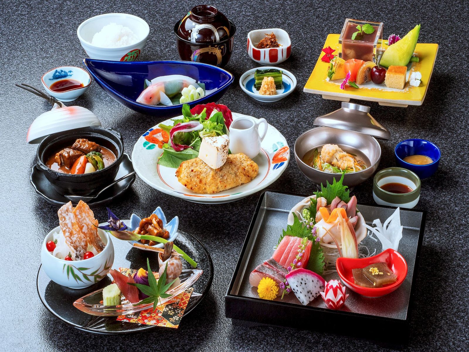 昼神グランドホテル天心 【夕朝食付】２品のお料理をお好みで選べる！天心グレードアップ会席プラン