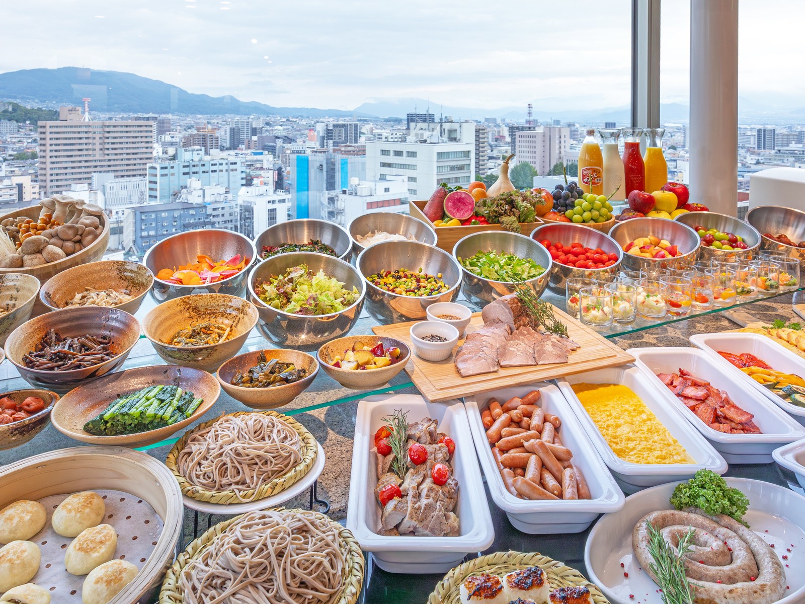 ホテルJALシティ長野 ◆ADVANCE１４・朝食付◆【早期割引１４】地産地消！信州の景色と一緒に美味しい朝食を！
