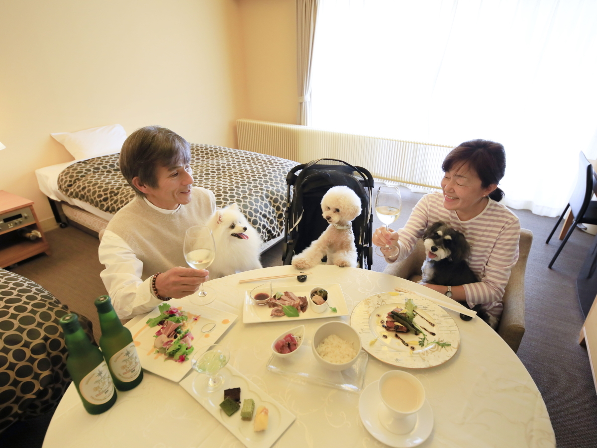 ゆとりろ蓼科ホテルwithDOGS 【お部屋食×プレミアム】ゆったりと楽しめるお部屋食グルメプラン＜お部屋食／極コース■＞