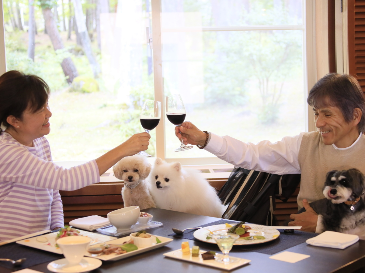 ゆとりろ蓼科ホテルwithDOGS 【ステイウィズドッグ2024準優秀賞受賞記念】お部屋＆お食事Wアップグレード！ゆとりろ蓼科を贅沢に満喫＜極コース■＞