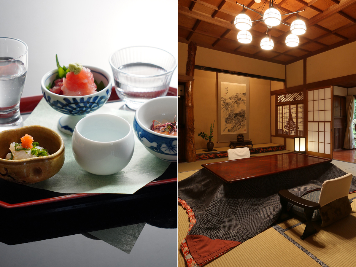 旅館花屋 お炬燵と利き酒でほっこり　～こころ温まる 花屋の歳時記～