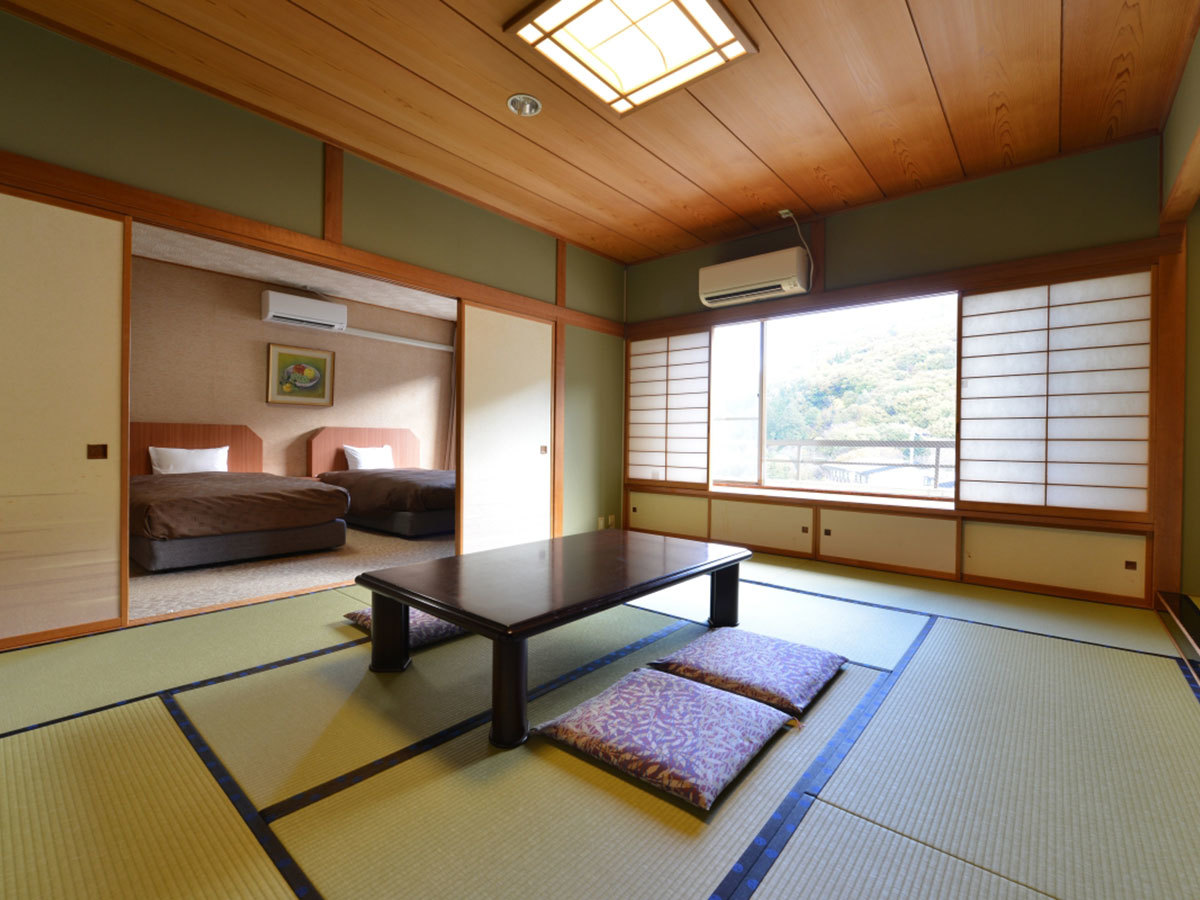 大江戸温泉物語 鹿教湯 【禁煙】スタンダード和洋室ツイン内風呂あり(藤館)