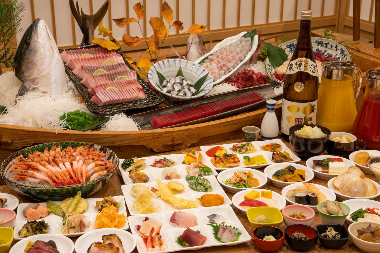 湯めぐりの宿　奥飛騨温泉郷平湯館 【スタンダード】地元料理と旬の食材に拘った季節のバイキング♪