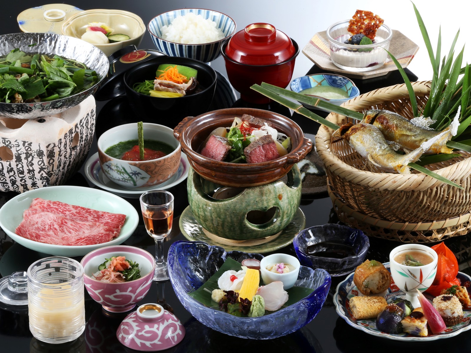 紗々羅 ☆森山館／露天風呂付き客室★湯ったり膳プラン♪　＜個室食事処＞