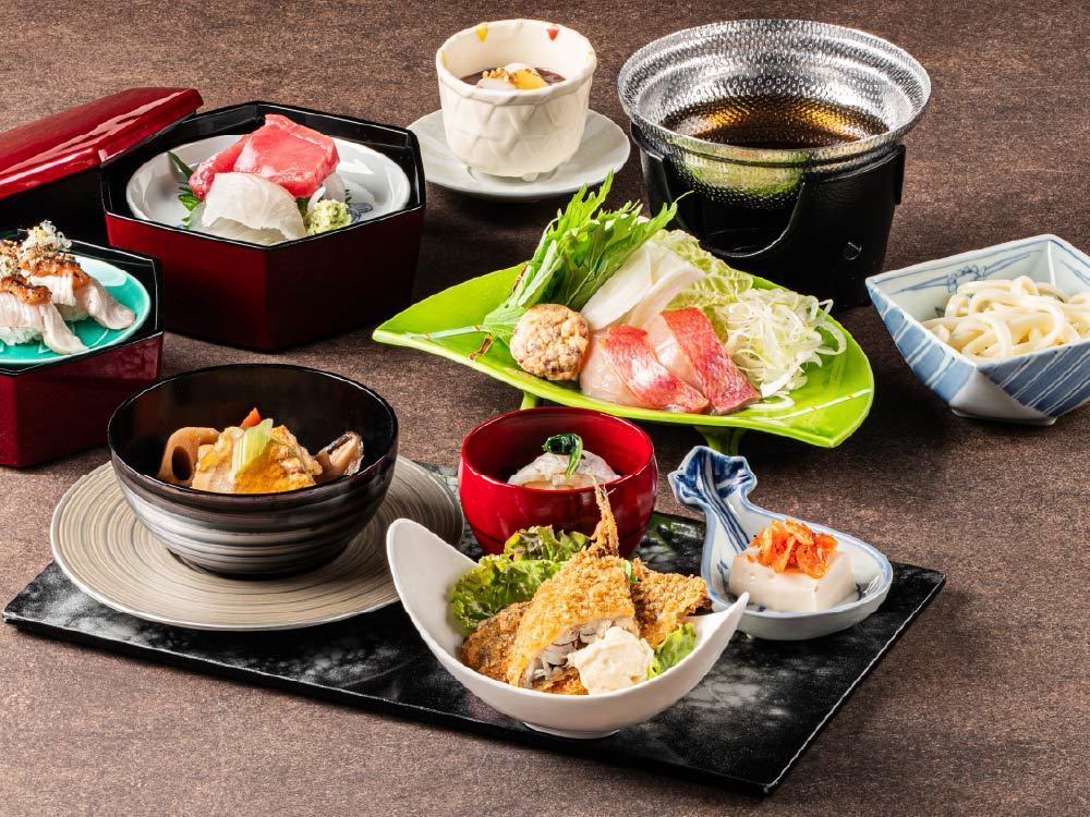 リゾーピア熱海 【早割45日前】【お食事は後半席】《2食付き》～月汐～ 日本料理の魅力を気軽に味わえるコース