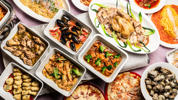 リゾーピア熱海 【直前割】【お食事は前半席】《2食付き》フリードリンク付♪メイン1品+お惣菜★ビストロブッフェ