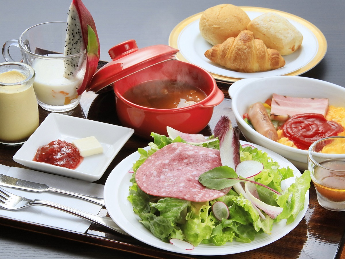 熱海風雅 【朝食付き】22時までチェックインOK／静岡産の食材と『パンと手作りジャム』を愉しめる＜朝食のみ＞