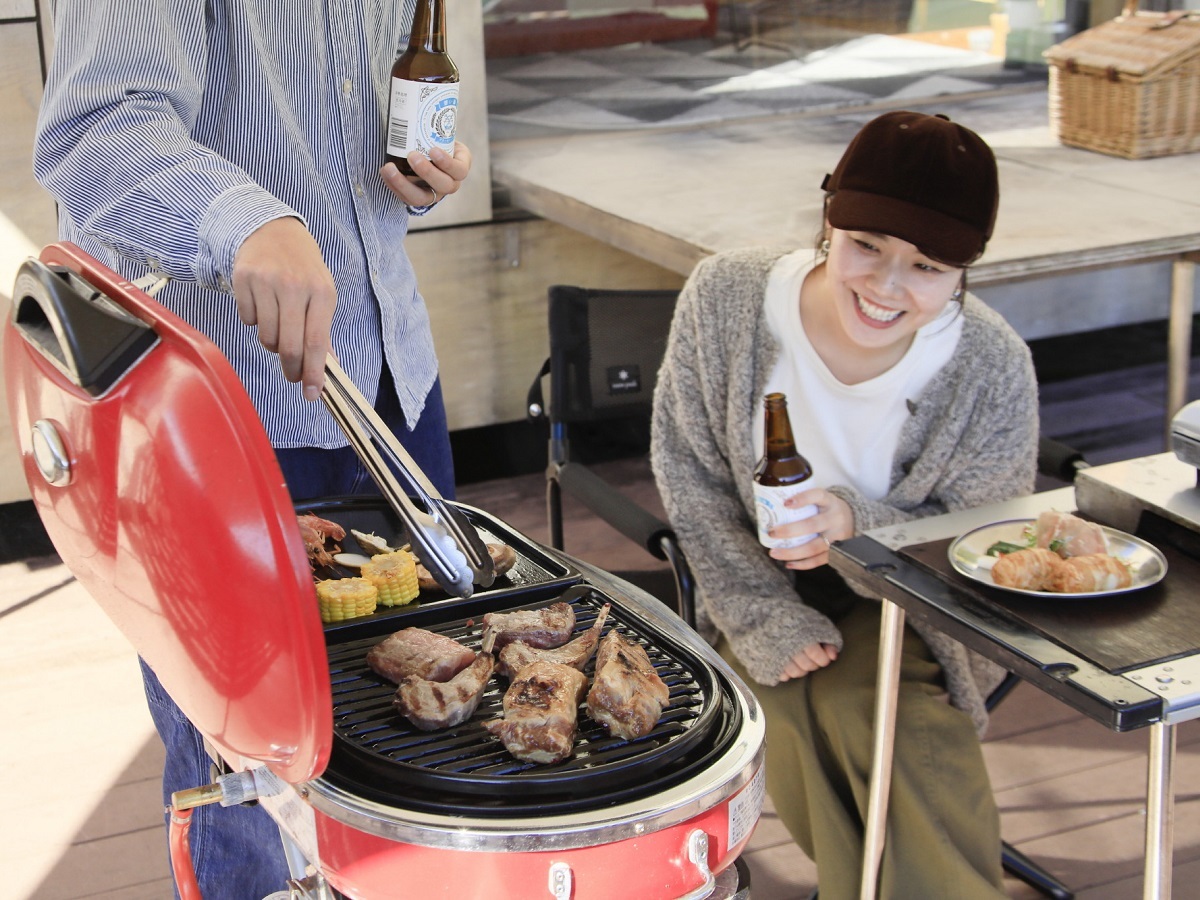 ゆとりろ熱海 【いつもと違う滞在♪】最大35%OFF！グランピングで焚火やBBQ＆温泉併設＜夕朝食付き／BBQ＞