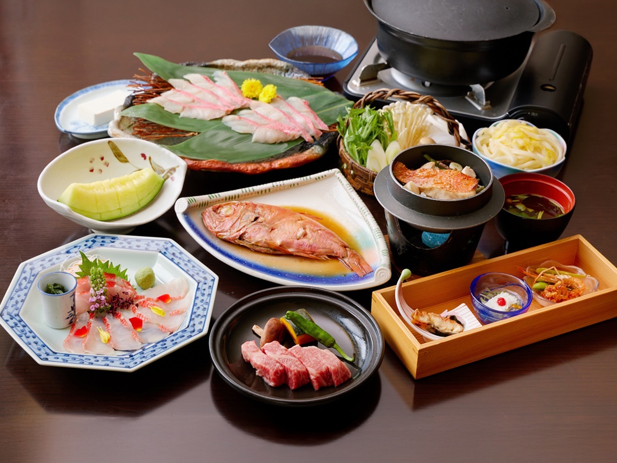 ゆるり西伊豆 【金目鯛尽くし】伊豆の絶品を心行くまでご堪能♪＜◆金目鯛コース＞