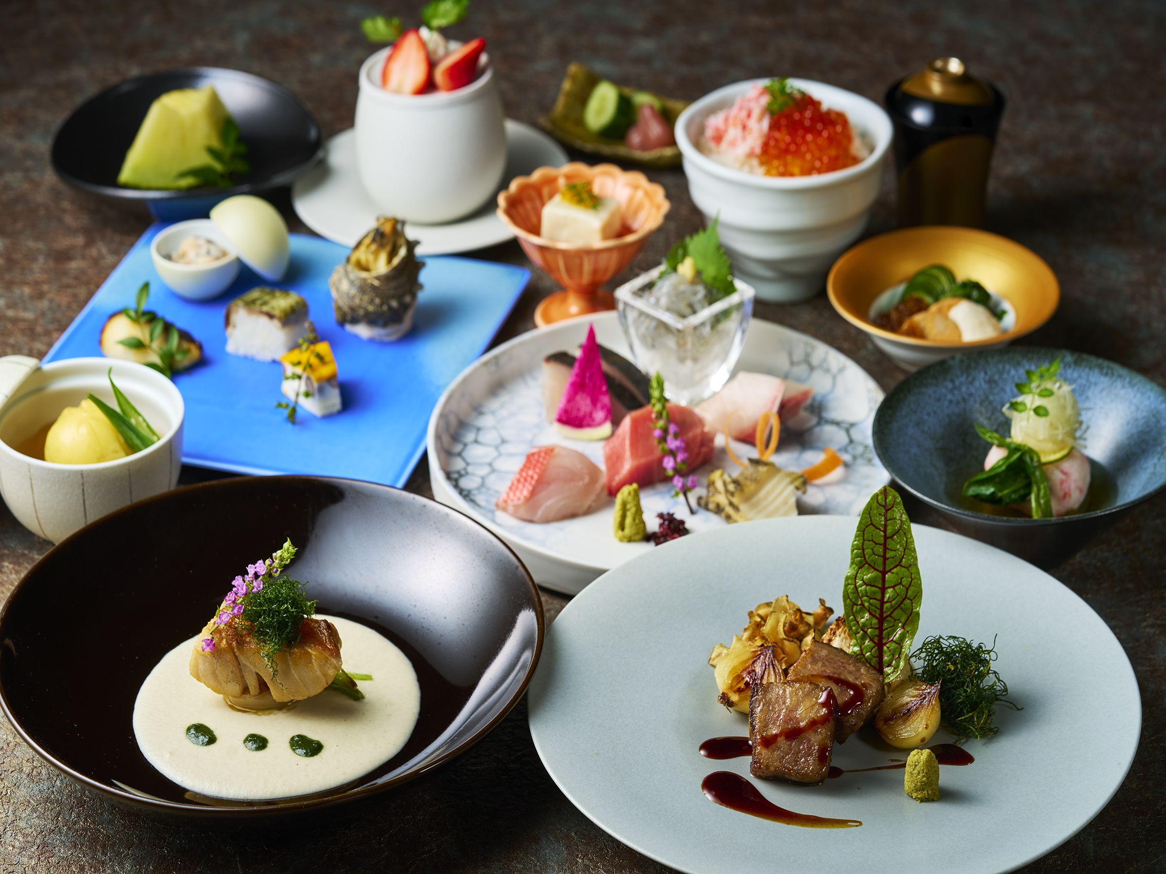 ホテル ニューアカオ 【花火】【和食】食事は17時　厳選食材を使用した和食コース。全室オーシャンビュー