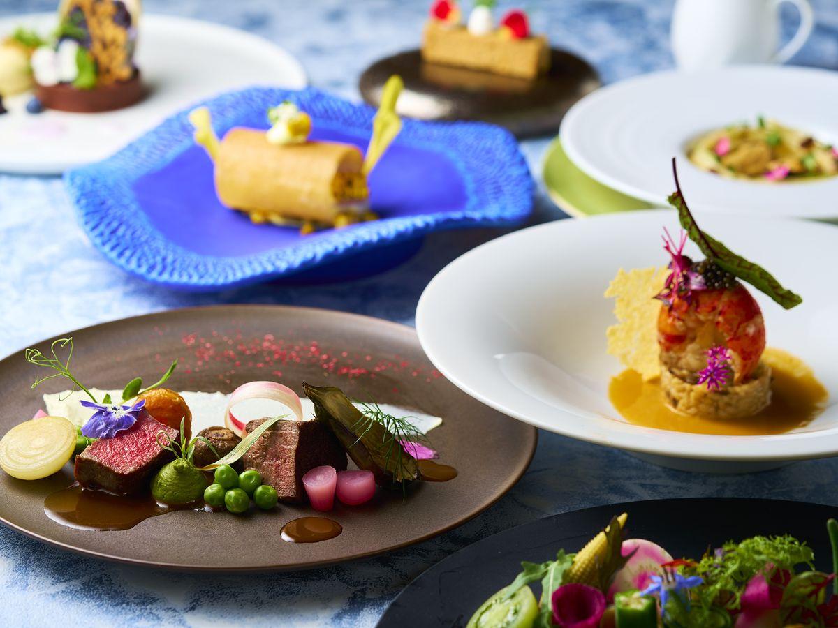 ホテル ニューアカオ 【デラックス／洋食】シェフのいちおしフレンチコース。全室オーシャンビュー