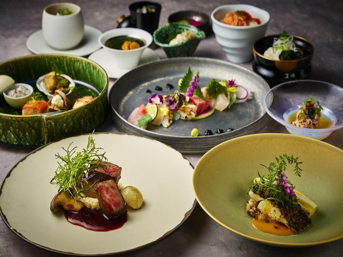 ホテル ニューアカオ 【プレミアム／和食】厳選食材を使用した和食コース。全室オーシャンビュー