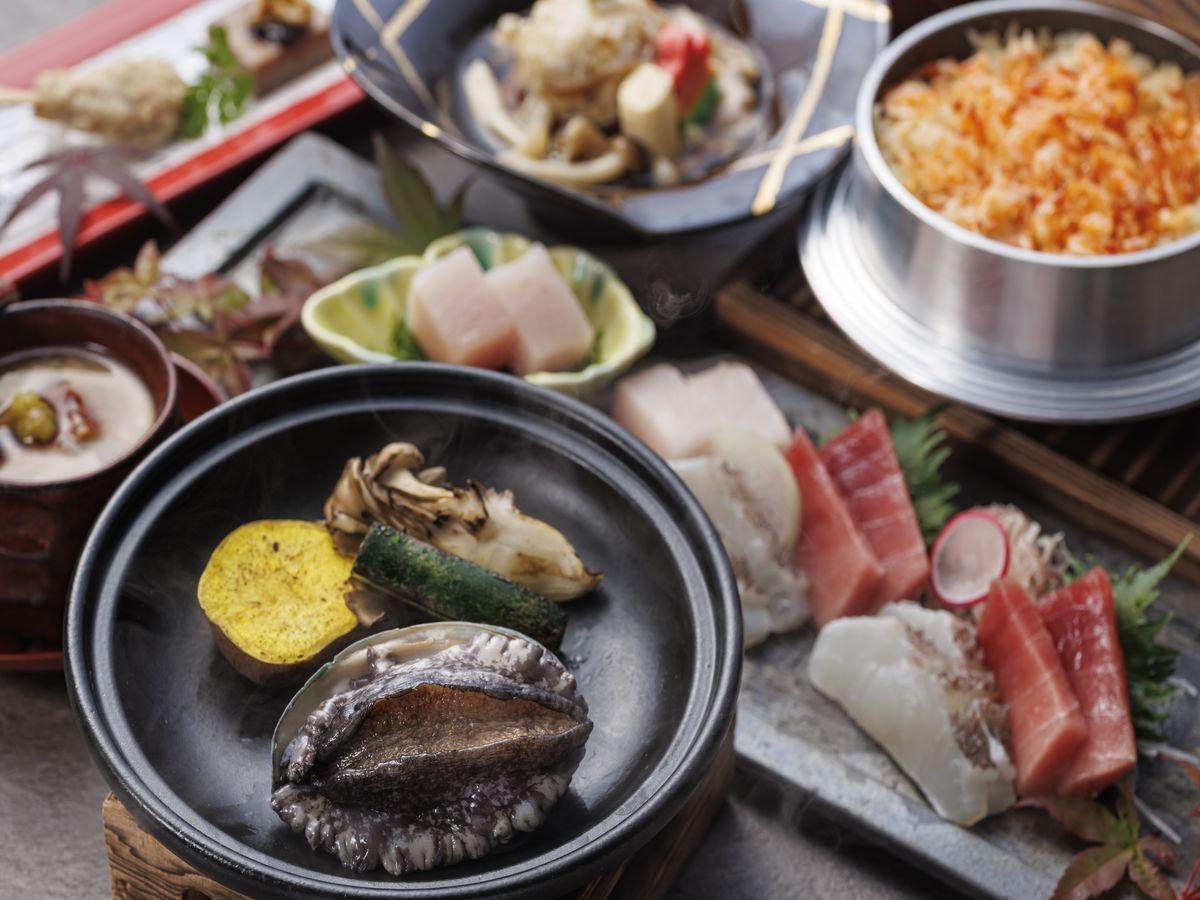 亀の井ホテル　焼津 【土地の恵み会席】焼津ミナミマグロの深き味わいに感謝、海の幸を堪能