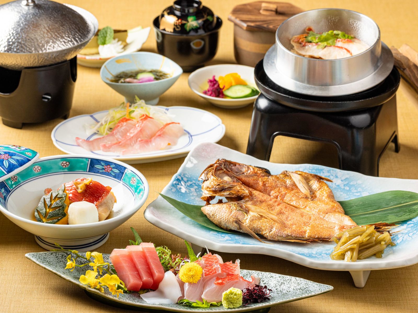 公共の宿　伊豆まつざき荘 4種の料理で旬の金目鯛を堪能！金目づくしプラン