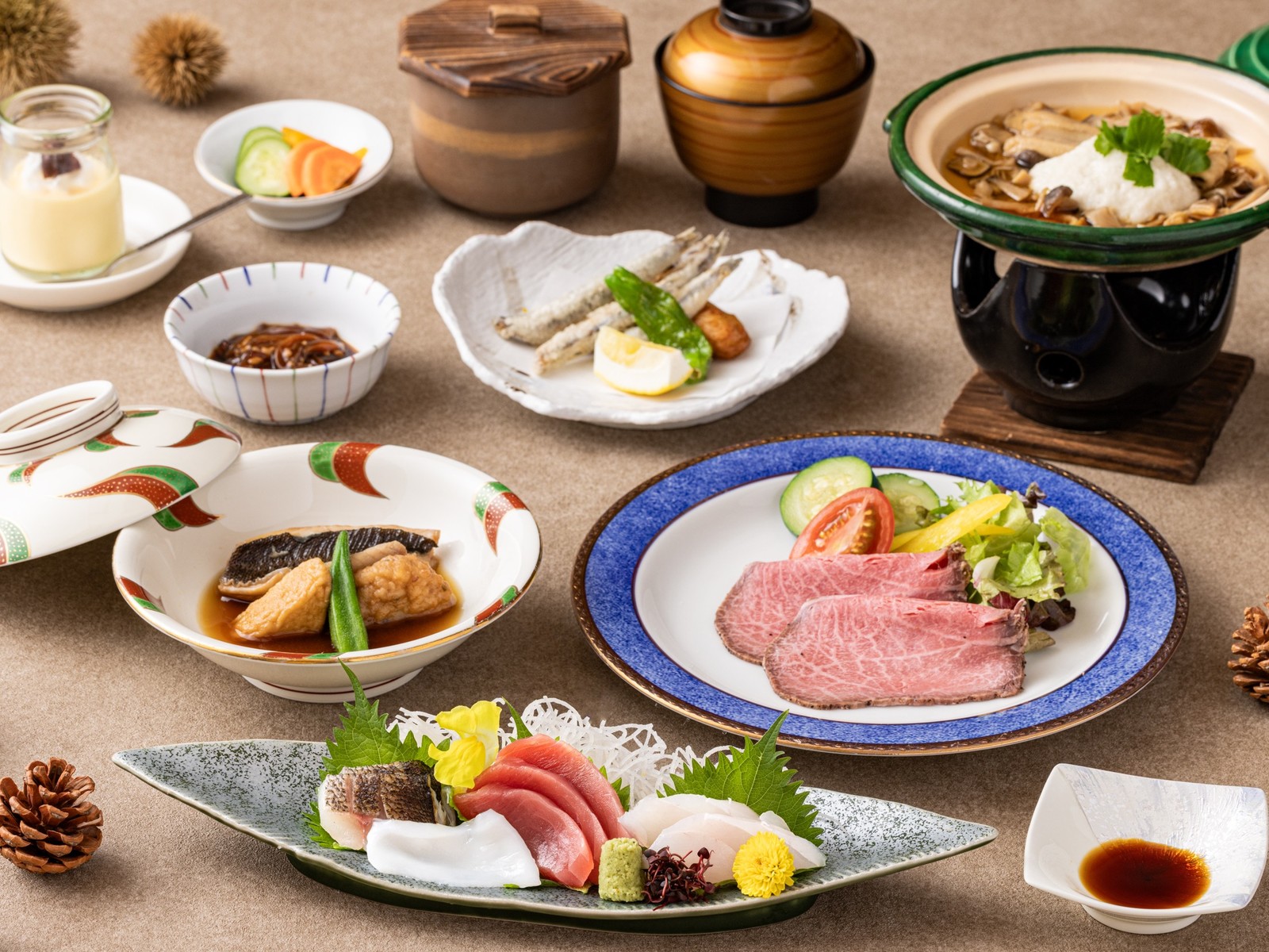 公共の宿　伊豆まつざき荘 【トクだ値プラン】控えめな量ながら満足な美味しさ、シンプル会席プラン