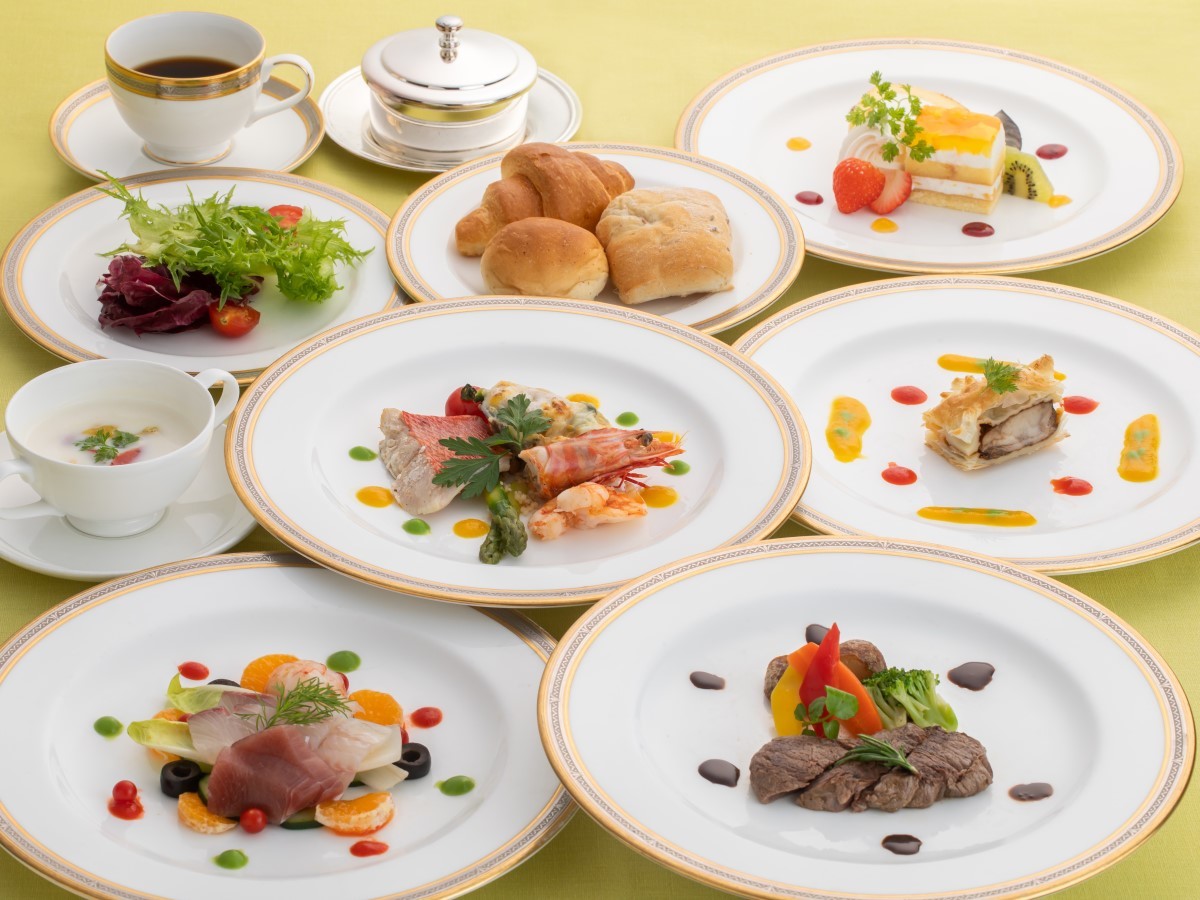 ホテル竹島 【迷ったらコレ♪春のスタンダード洋食コース】メインの牛料理に、旬の魚介やスープなど♪