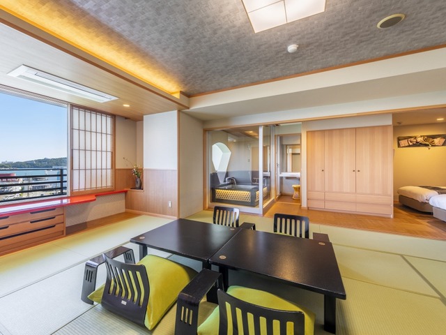 戸田家 南館露天風呂付和洋室（一例）禁煙室※お部屋により間取り...