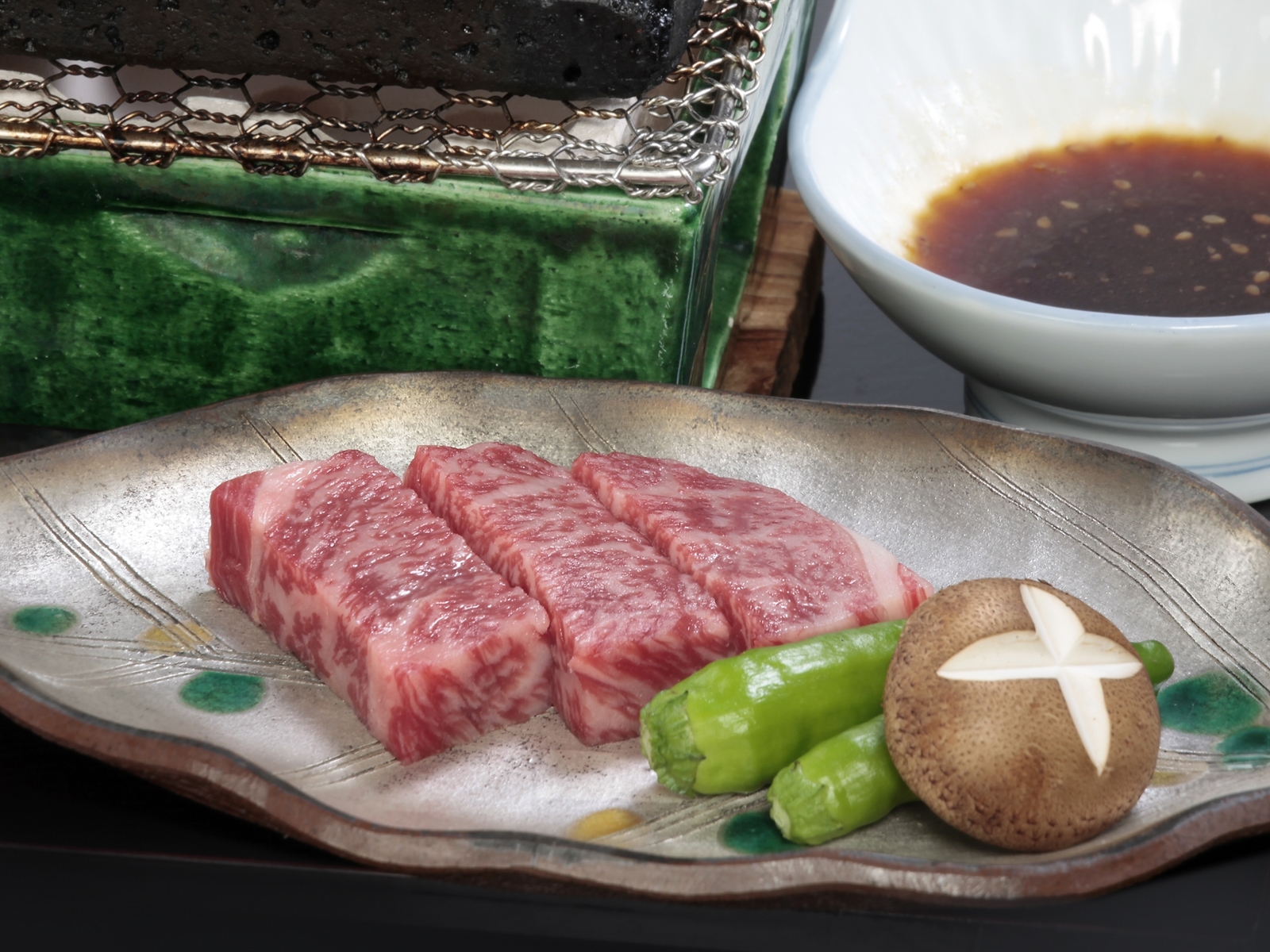戸田家 《バイキング》松阪牛石板焼（A4等級／約80グラム）付き