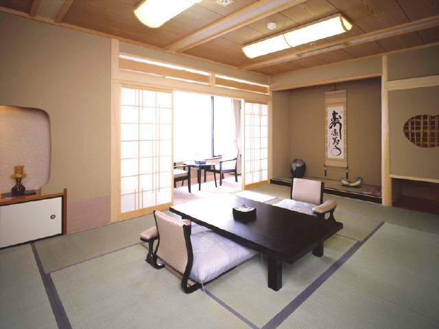 伊勢神宮のお膝元　鳥羽　胡蝶蘭 【禁煙】2階　新館12畳　陶器露天と桧内風呂付(一例)