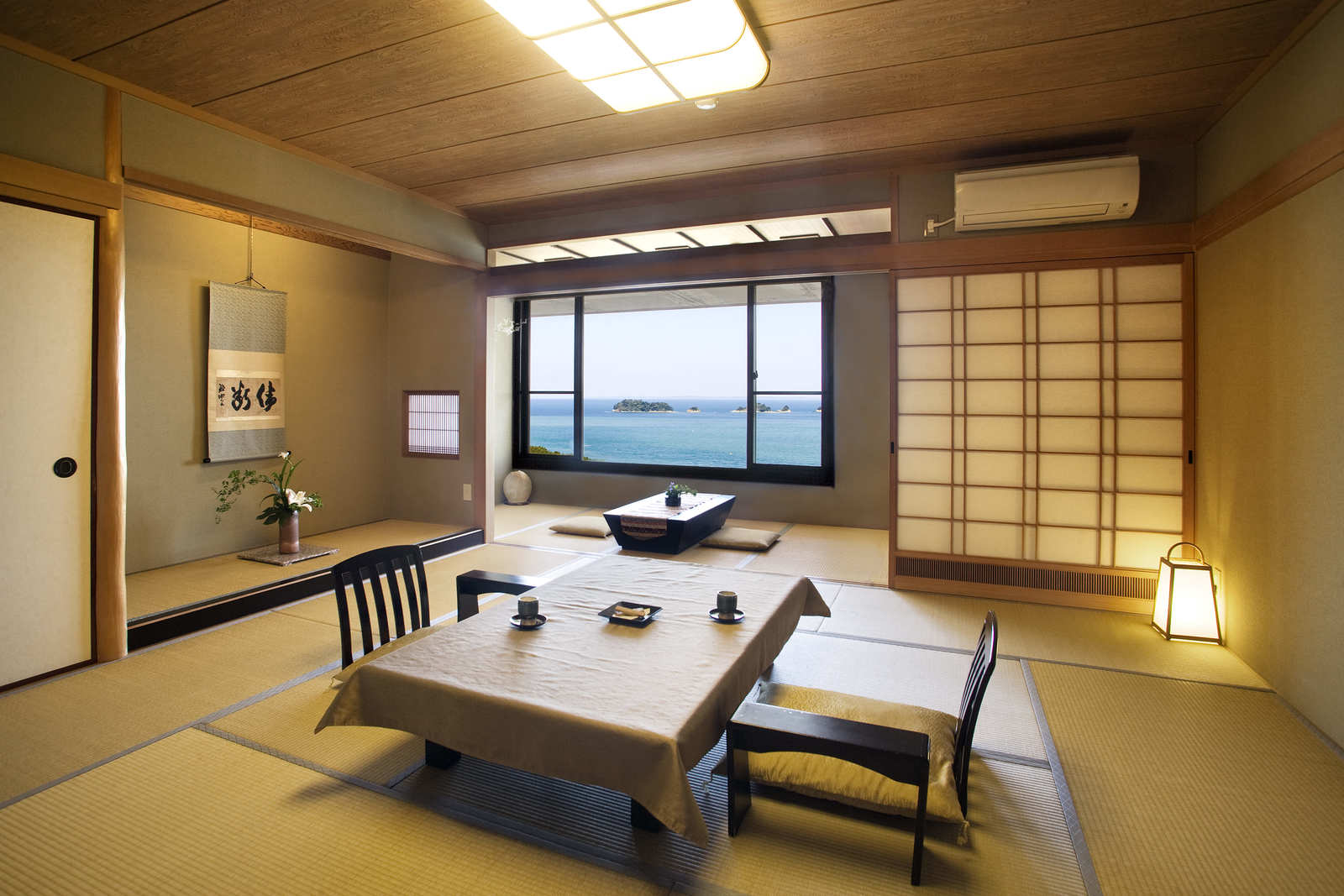 旅荘 海の蝶 飛島館露天風呂スーペリア（海側）