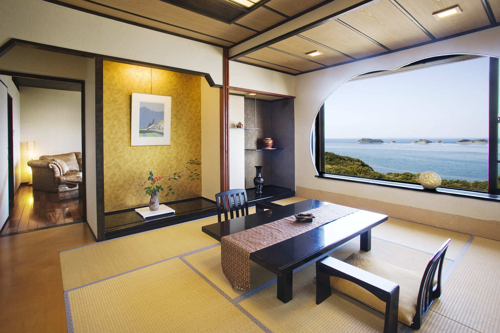 旅荘 海の蝶 飛島館露天風呂スイート（海側）
