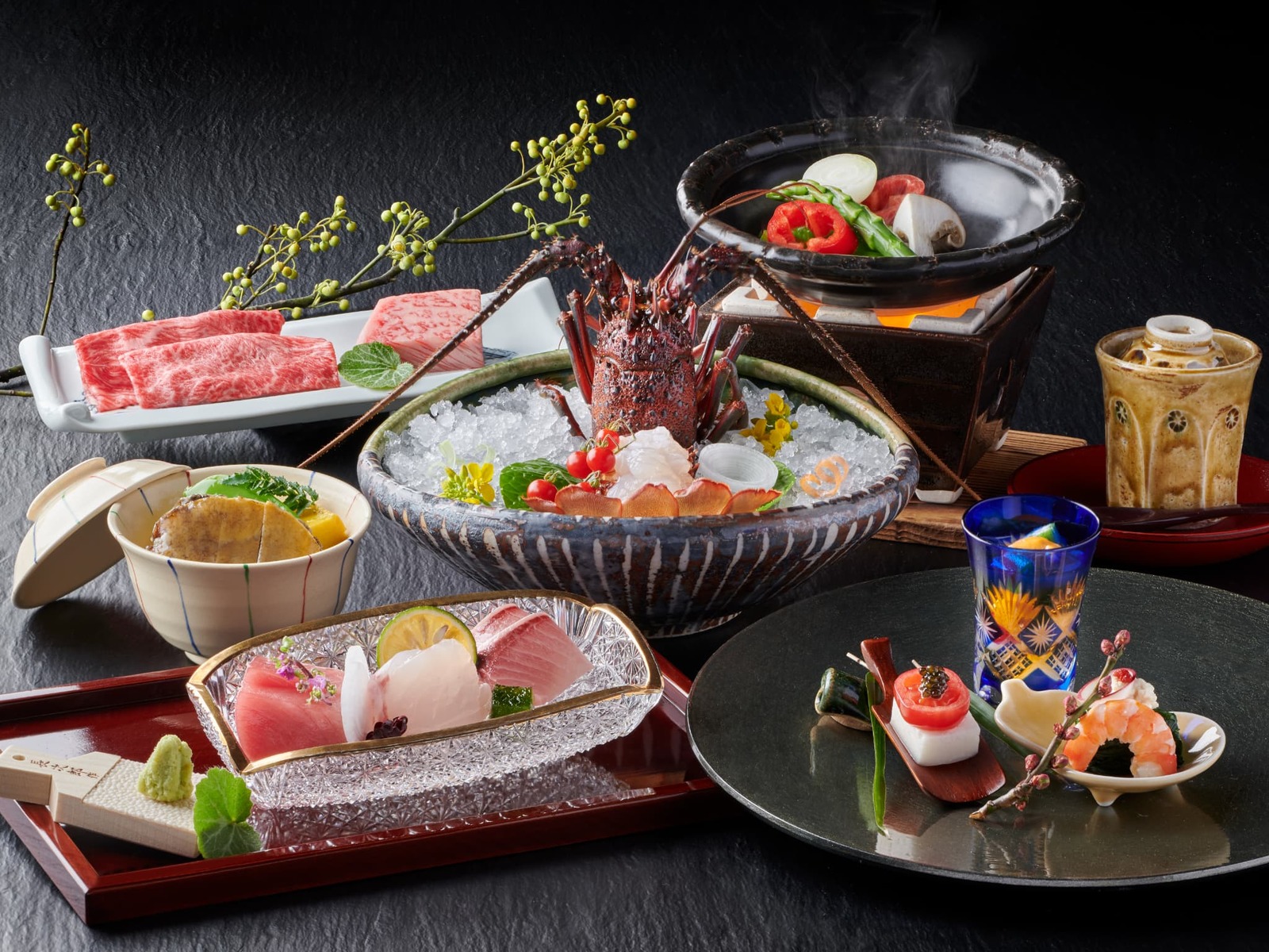旅荘 海の蝶 【予約人気 Ｎ ｏ １】贅を尽くした三重の美食☆≪伊勢海老・鮑・松阪牛≫目でも楽しめる四季折々の演出♪