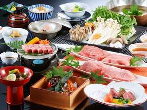 びわ湖花街道 ☆陶板焼き＆しゃぶ＆握り☆近江牛がこんなに柔らかいなんて！特選近江牛会席プラン「蘇芳ーSuouー」