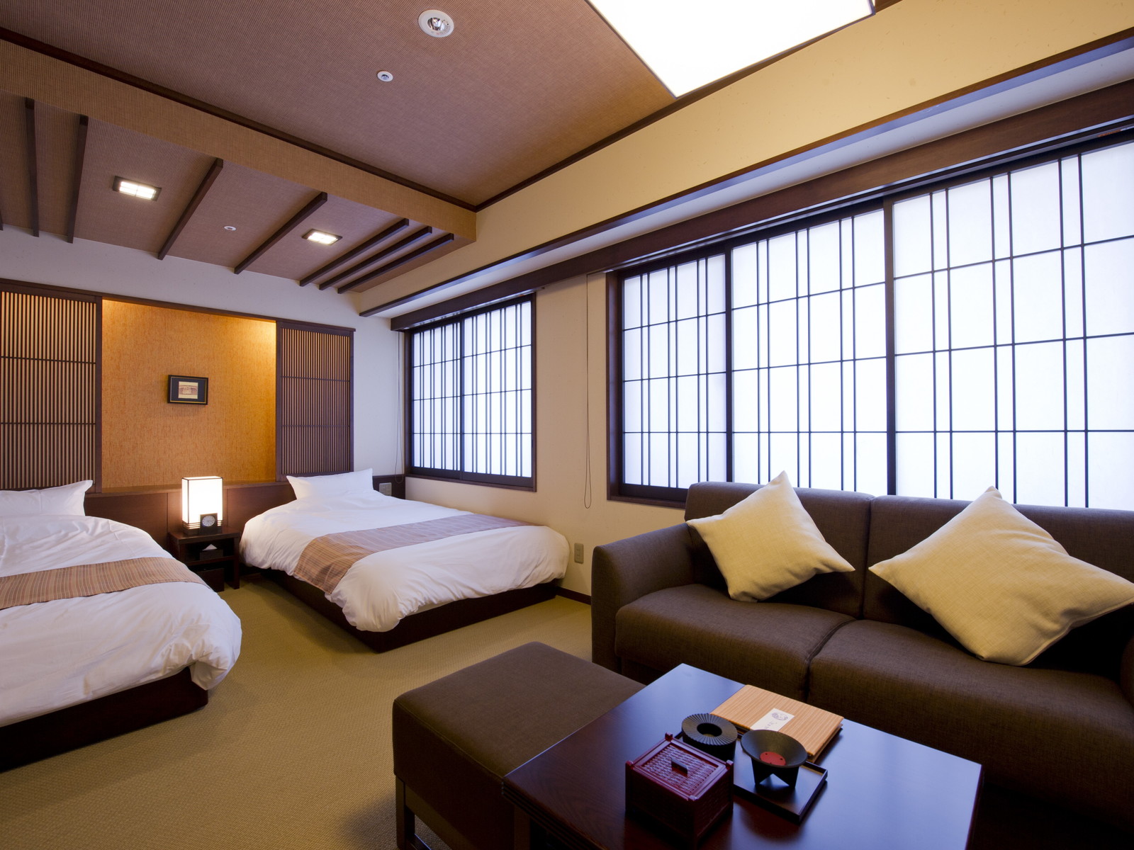 京都嵐山温泉　花伝抄 【京町屋】スーペリアツイン＜バス付＞／29平米